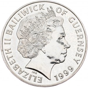 Guernsey , 5 Pounds 1999, Llantrisant