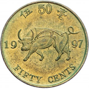 Hong Kong, 50 Cents 1997, Llantrisant