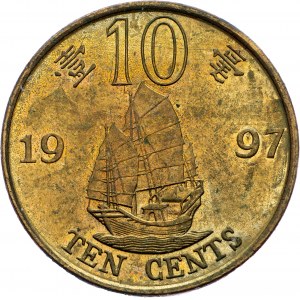 Hong Kong, 10 Cents 1997, Llantrisant