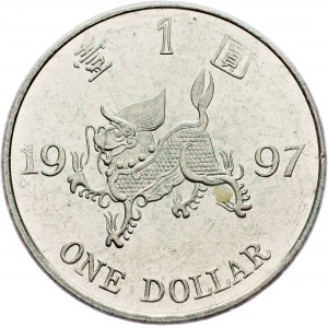 Hong Kong, 1 Dollar 1997, Llantrisant