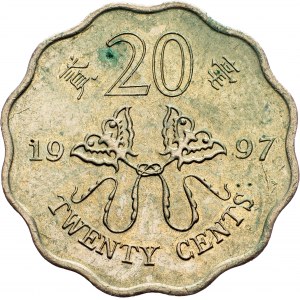 Hong Kong, 20 Cents 1997, Llantrisant