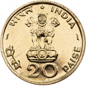 Inde, 20 Paise 1970, Bombay