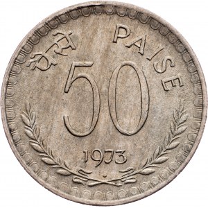 India, 50 Paise 1973, Bombay