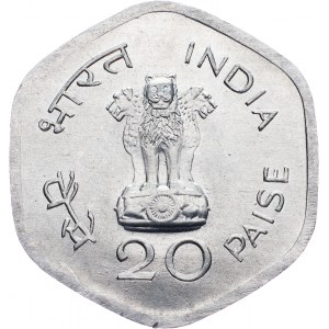 Inde, 20 Paise 1982, Hyderabad