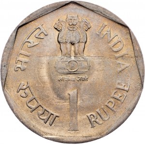 India, 1 Rupee 1990, Bombay
