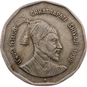 India, 2 Rupees 1999, Bombay