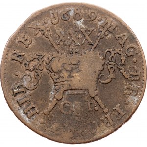 Ireland, 30 Pence 1689
