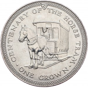 Isle of Man, 1 Crown 1976, Surrey