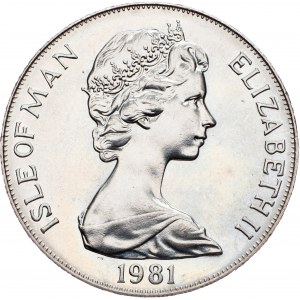 Isle of Man, 1 Crown 1981, Surrey