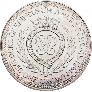 Isle of Man, 1 Crown 1981, Surrey