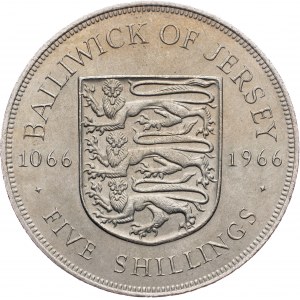 Jersey, 5 Shillings 1966, London