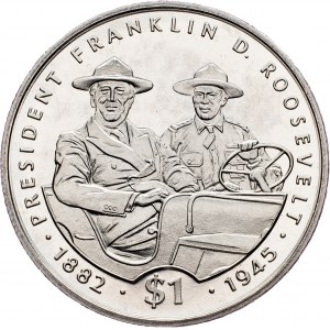 Liberia, 1 Dollar 1995, Surrey