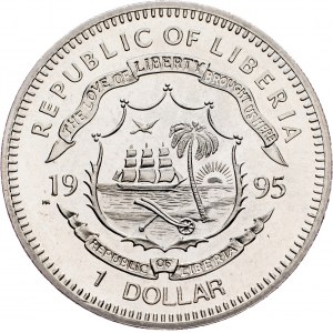 Liberia, 1 Dollar 1995, Surrey