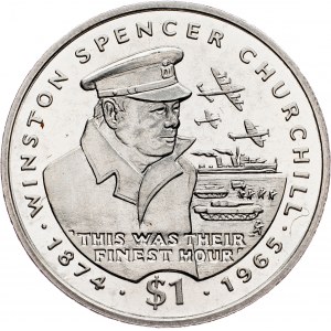 Liberia, 1 Dollar 1995, Surrey