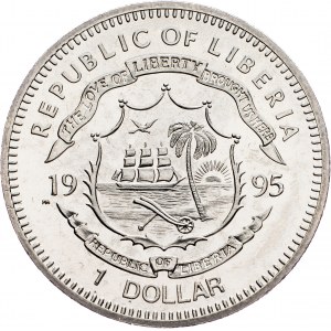 Liberia, 1 Dollar 1995, Surrey