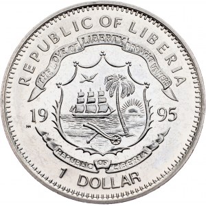 Liberia, 1 Dollar 1995, Surrey