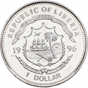 Liberia, 1 Dollar 1996, Surrey