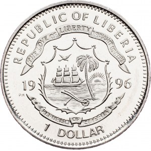 Liberia, 1 Dollar 1996, Surrey