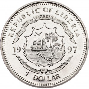 Liberia, 1 Dollar 1997, Surrey