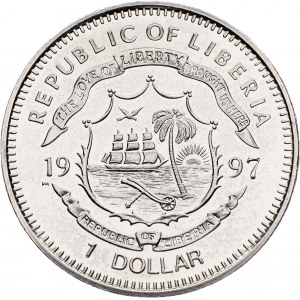 Liberia, 1 Dollar 1997, Surrey
