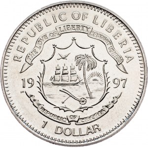 Liberia, 1 Dollar 1997, Surrey