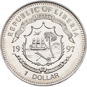 Liberia, 1 Dollar 1997, Surrey