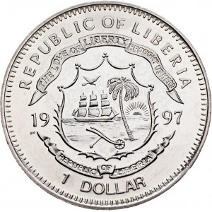Liberia, 1 Dollar 1997, Surrey