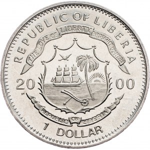 Liberia, 1 Dollar 2000, Surrey
