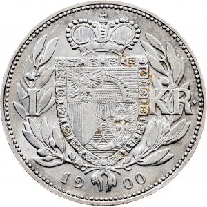 Liechtenstein, 1 Krone 1900