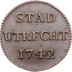 Netherlands, 1 Duit 1742, Utrecht