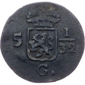 Netherlands East Indies, 1/2 Duit 1808