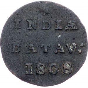 Netherlands East Indies, 1/2 Duit 1808