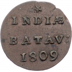 Indie Orientali Olandesi, 1/2 Duit 1809