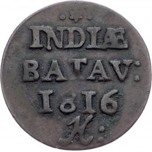 Netherlands East Indies, 1 Duit 1816, H