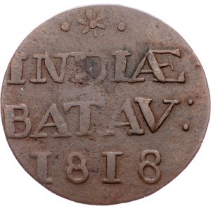 Netherlands East Indies, 1 Duit 1818, Surabaya