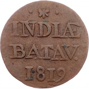 Netherlands East Indies, 1 Duit 1819, Surabaya