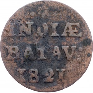 Netherlands East Indies, 1 Duit 1821, Surabaya