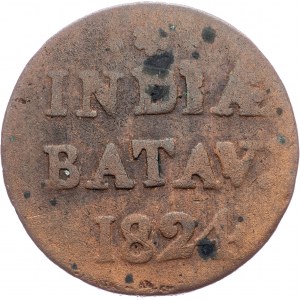 Netherlands East Indies, 1 Duit 1824, Surabaya