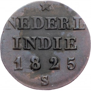 Netherlands East Indies, 1/4 Stuiver 1825, S