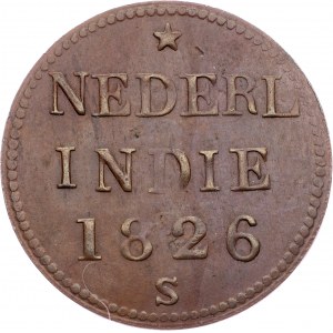 Netherlands East Indies, 1/4 Stuiver 1826