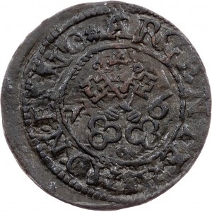 Poland, 1 Schilling 1576, Riga