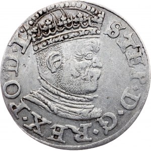 Polska, 3 Groszy / Trojak 1586, Ryga