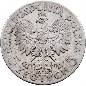 Poland, 5 Zlotych 1933, Polonia