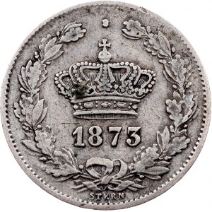 Romania, 50 Bani 1873