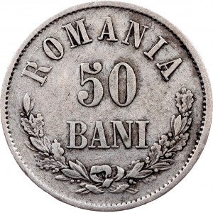 Romania, 50 Bani 1873