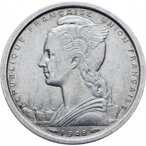 Saint-Pierre and Miquelon, 2 Francs 1948, Paris