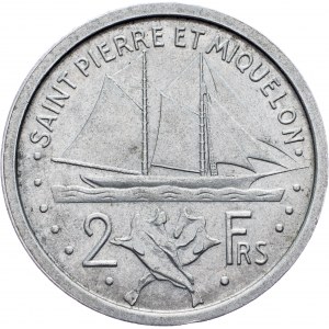 Saint-Pierre and Miquelon, 2 Francs 1948, Paris