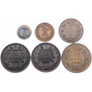 Serbia, Lot 1868-1904