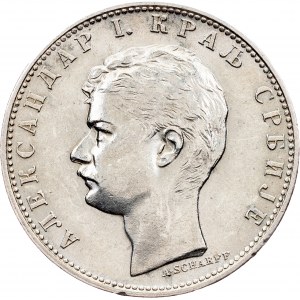 Serbia, 1 Dinar 1897