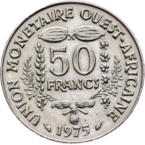 Western African States, 50 Francs 1975, Paris